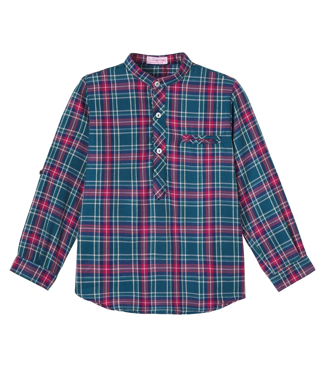 La Coqueta - Mateo tartan cotton-blend shirt