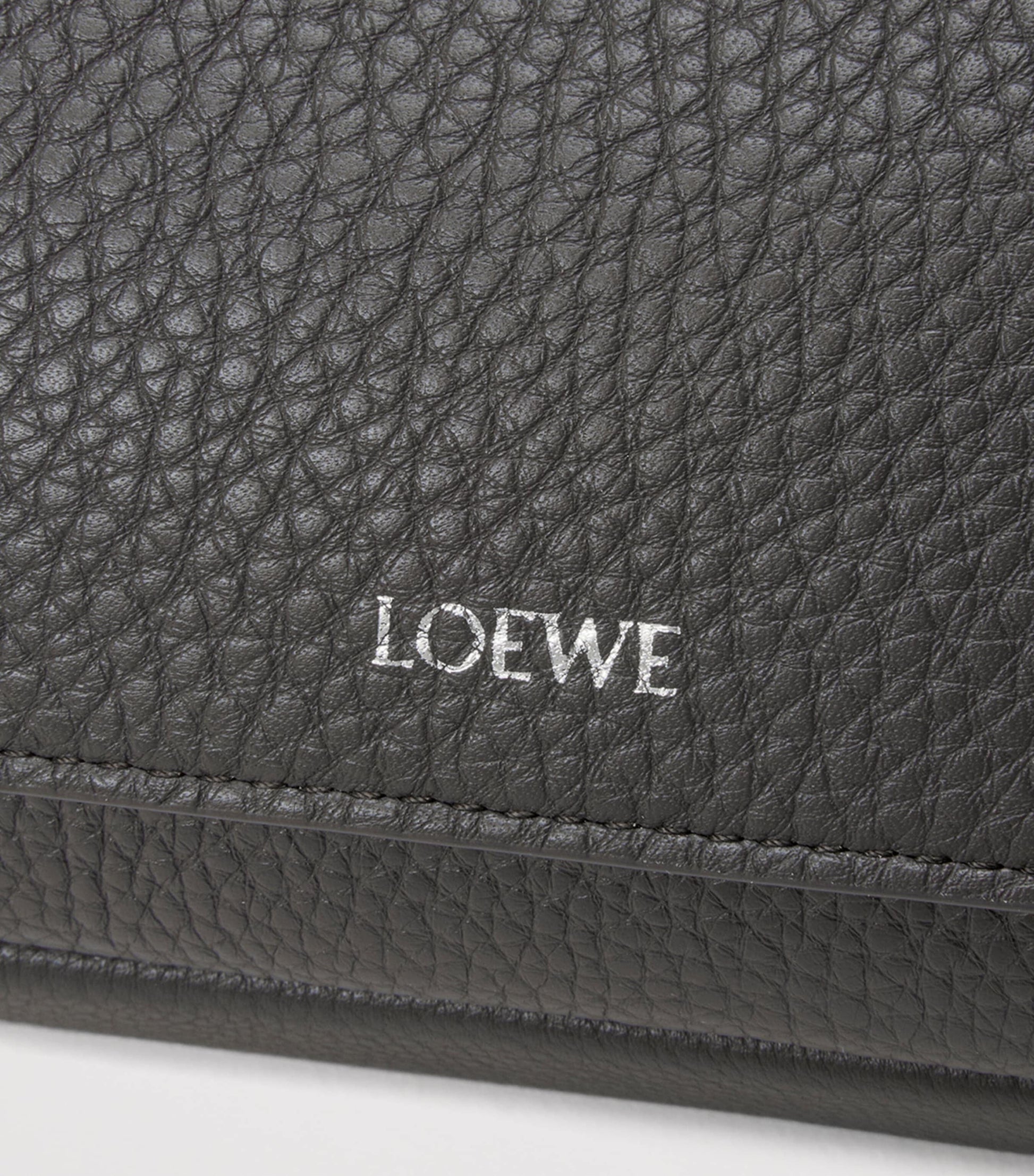 LOEWE Small Leather Pebble Messenger Bag