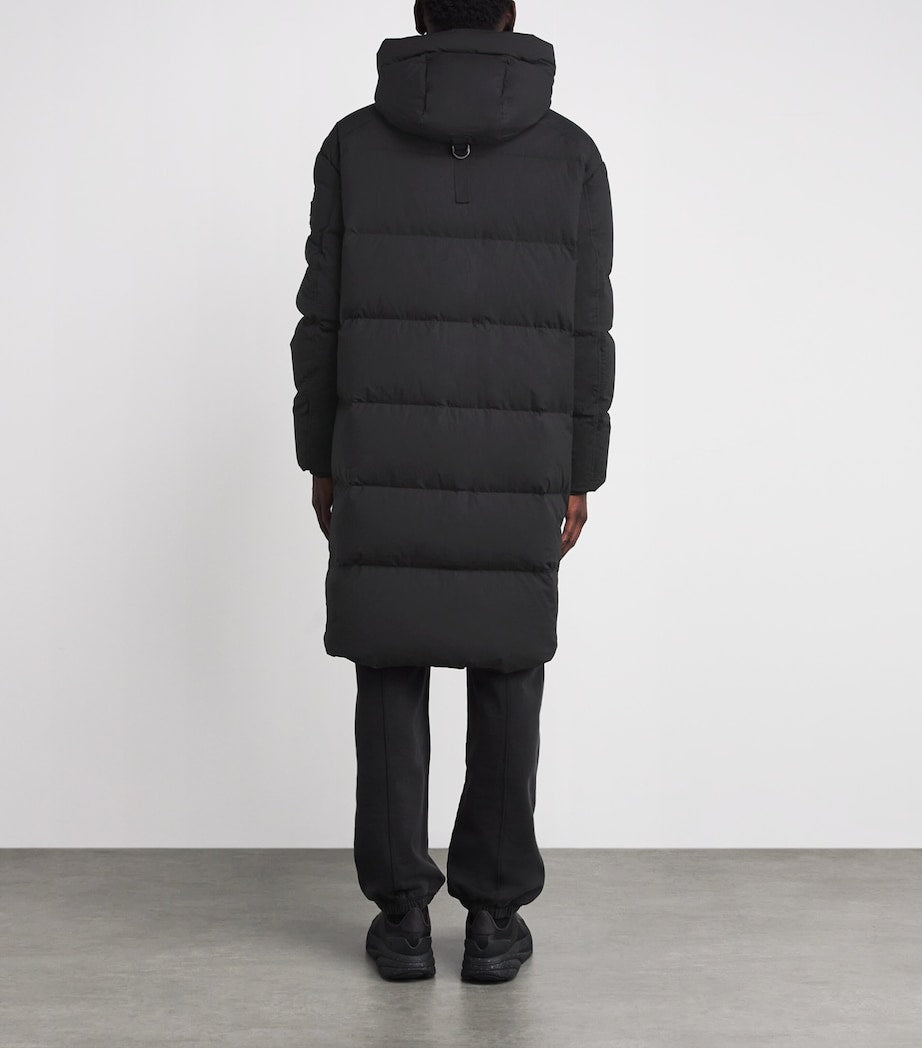 Moose Knuckles Black Everest Longline Puffer Coat