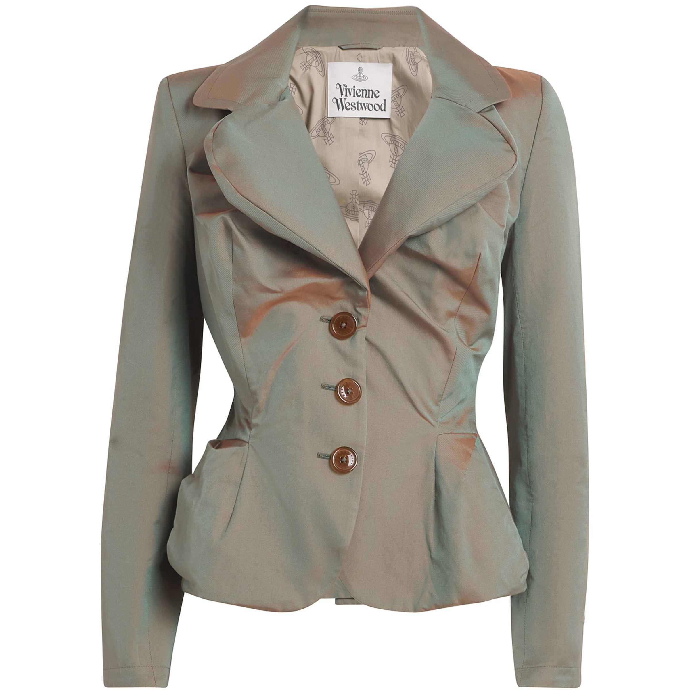 Green Drunken Tailored Jacket