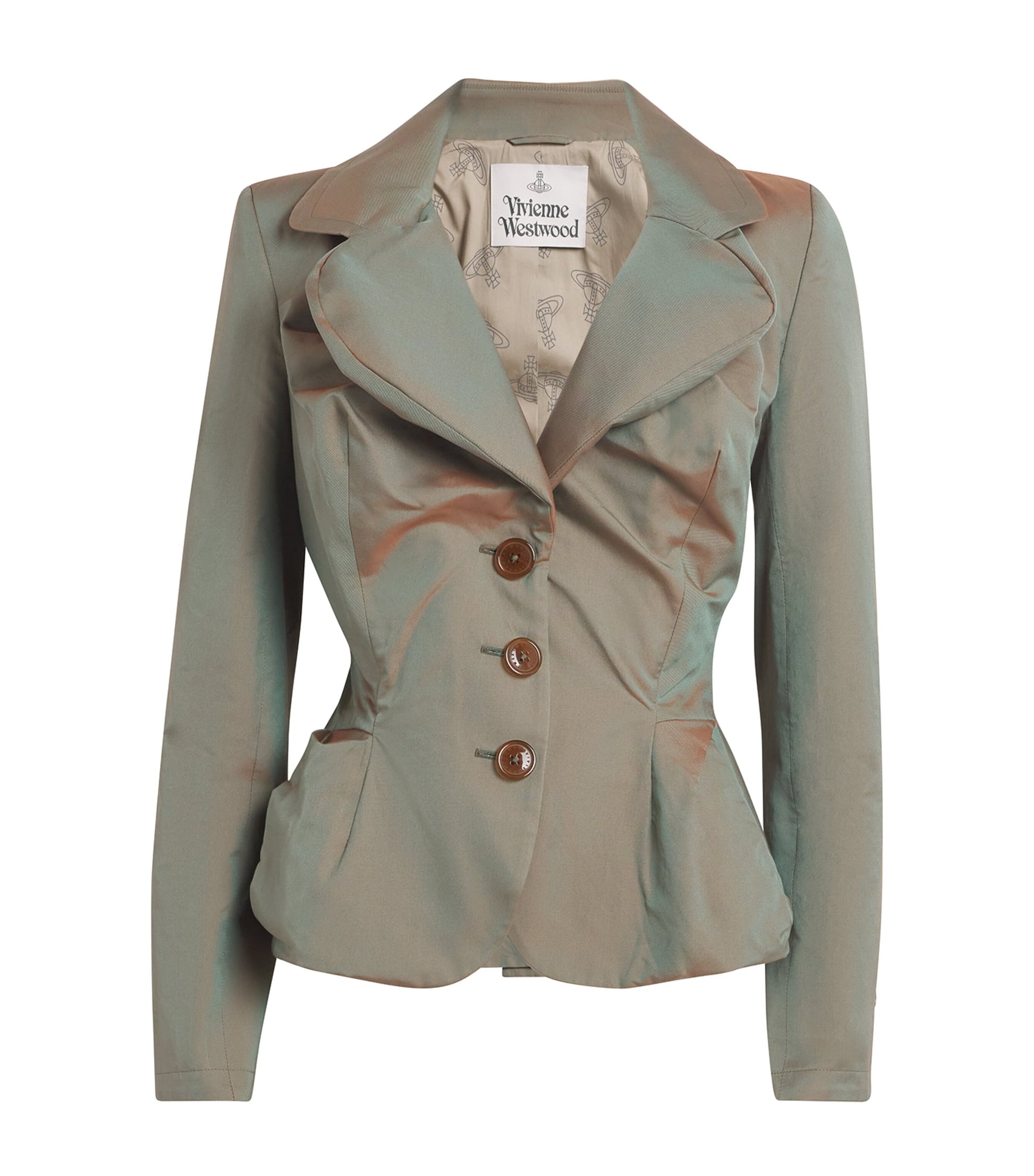 Green Drunken Tailored Jacket