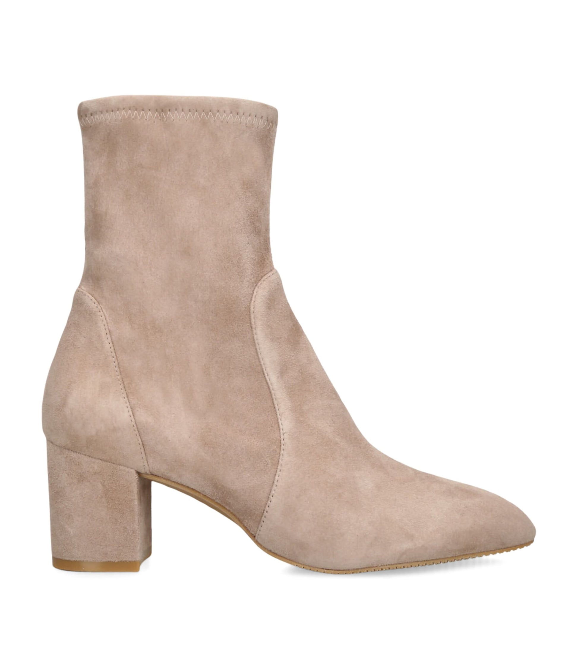 Stuart Weitzman Beige Suede Yuliana Ankle Boots 60