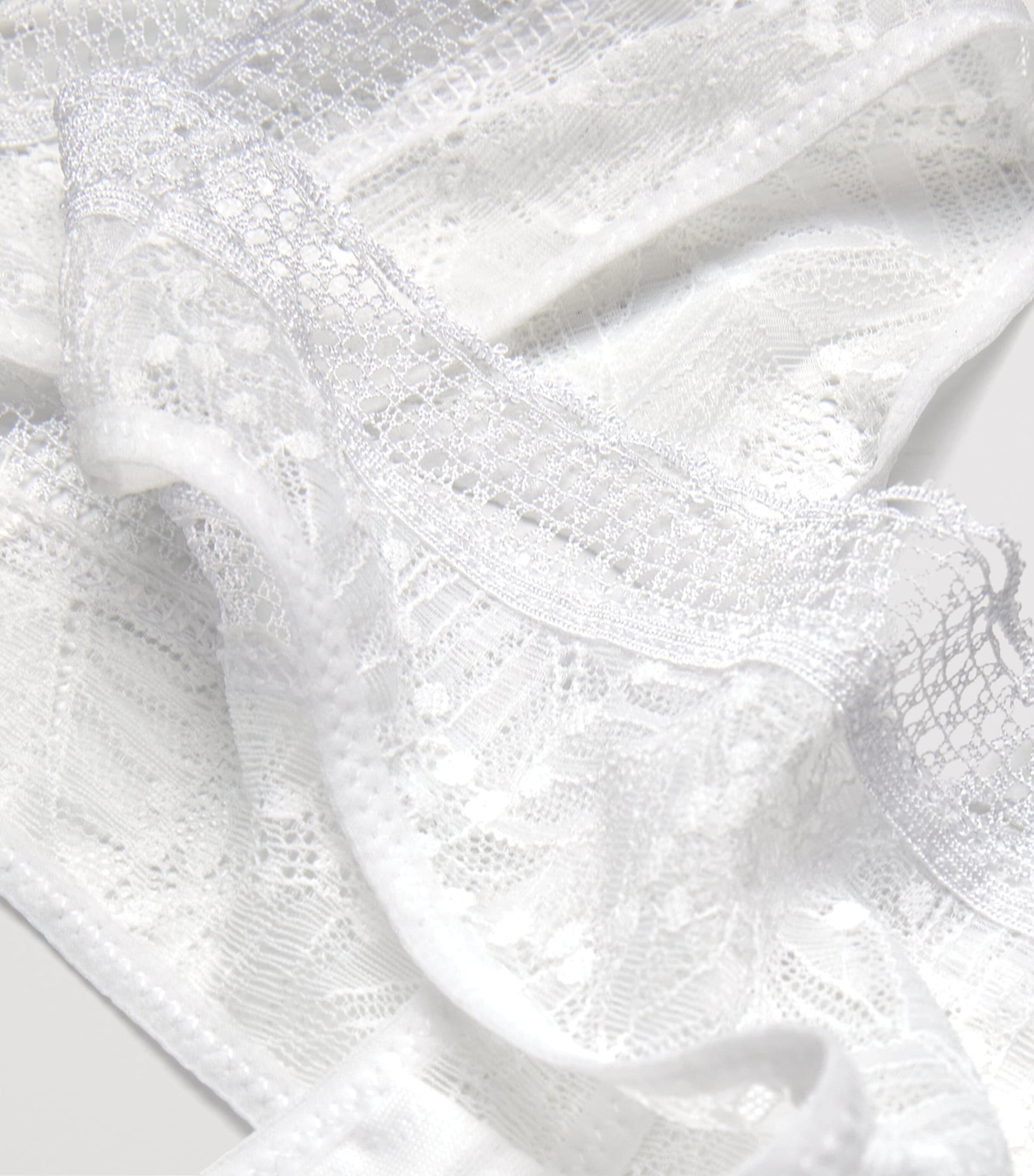 Simone Perele White Lace Comète Tanga Thong