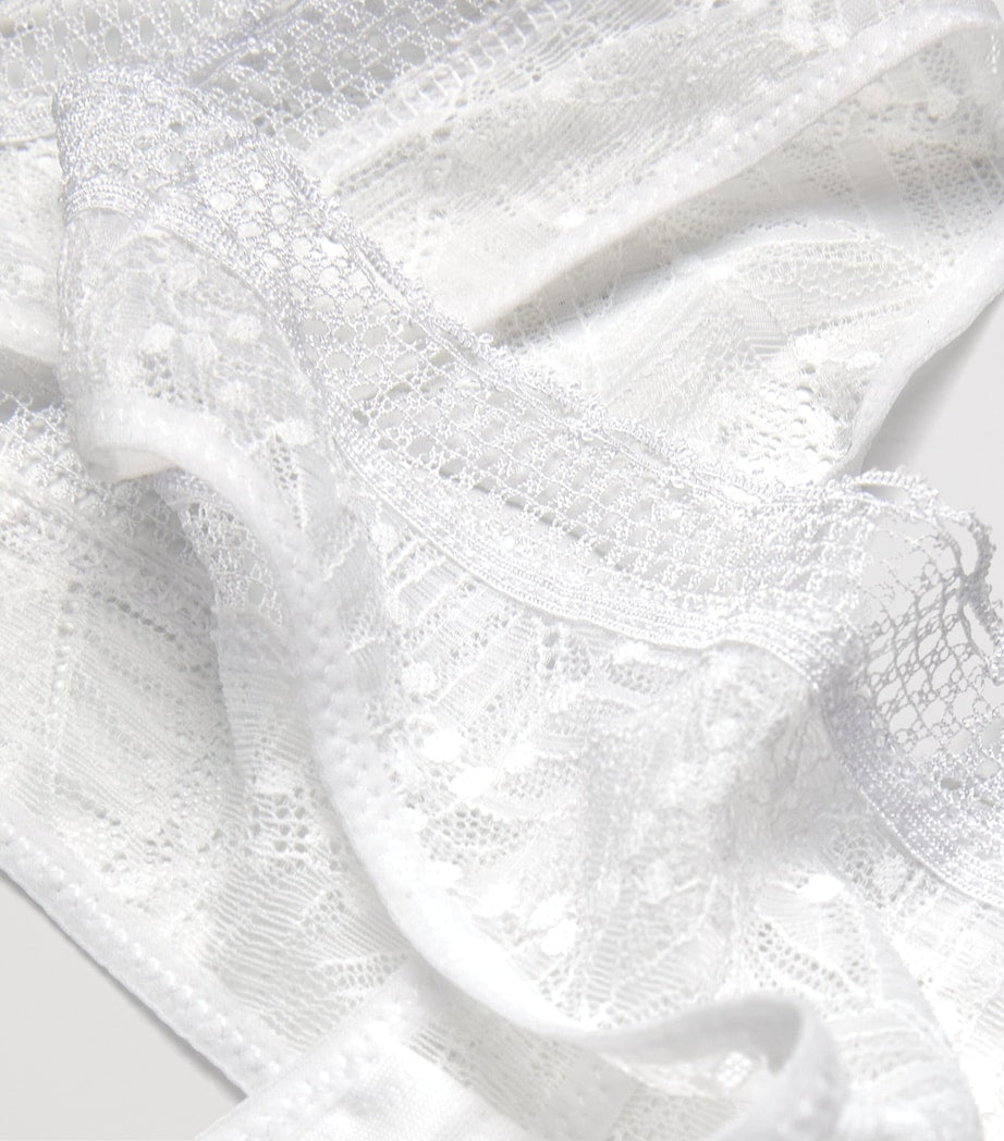 White Lace Comète Tanga Thong