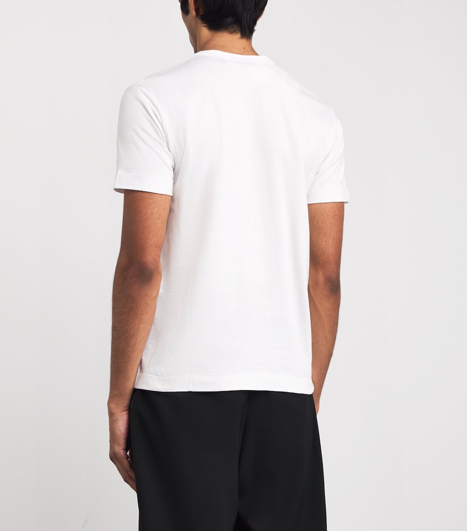 Comme Des Garçons Play Camouflage Half Heart Logo T-Shirt