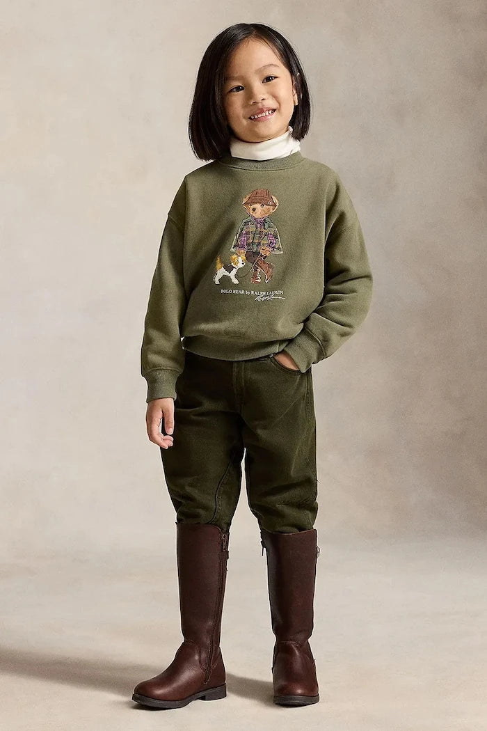 Pamuklu çocuk sweatshirt