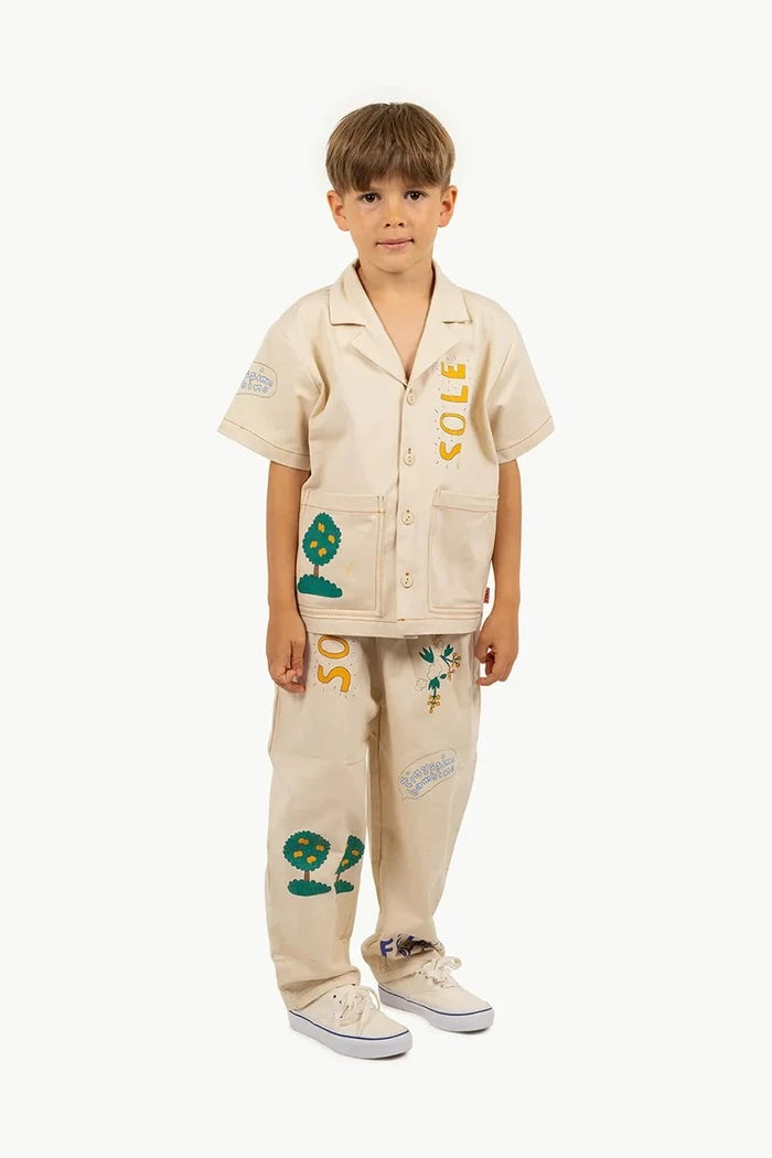 Tinycottons ARTSY TREE SHIRT Çocuk Pamuklu Gömlek
