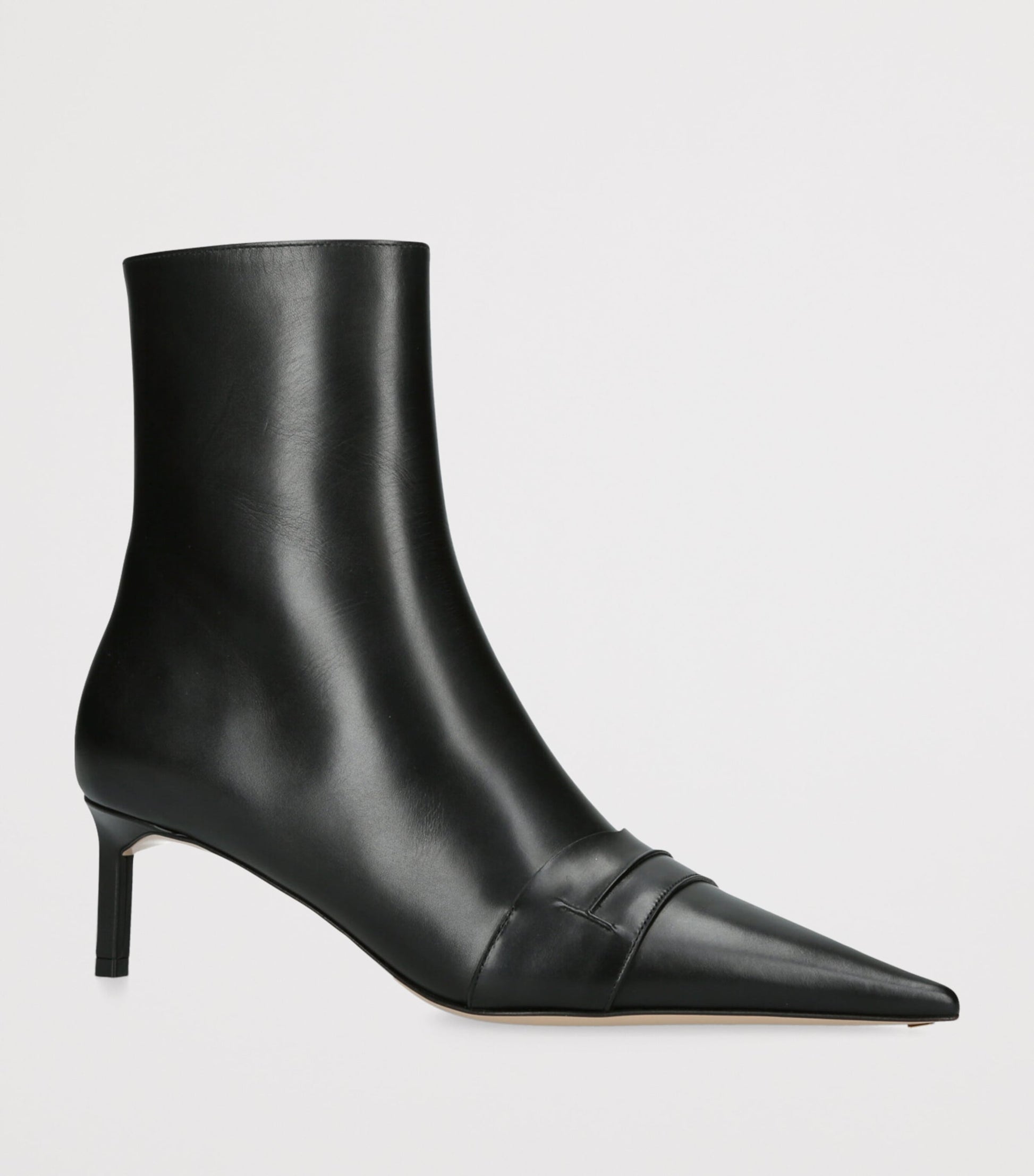 TOM FORD Black Leather Eva Ankle Boots 55