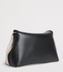 Leather T-Lock Clutch Bag