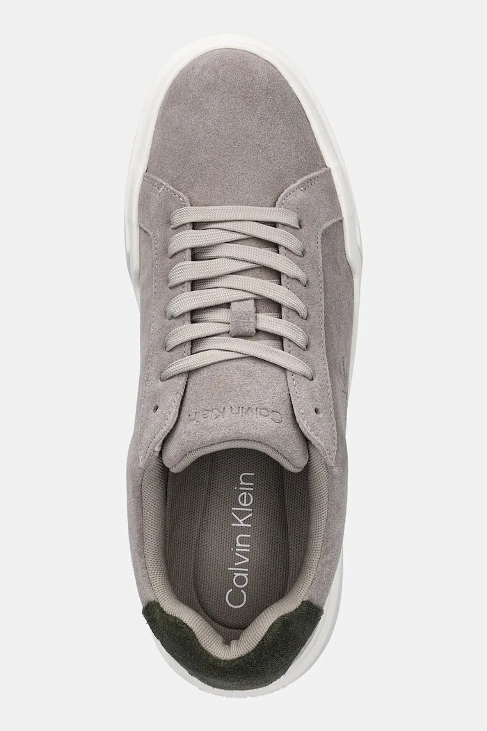 Кожени маратонки Calvin Klein CHUNKY CUPSOLE LACEUP SU