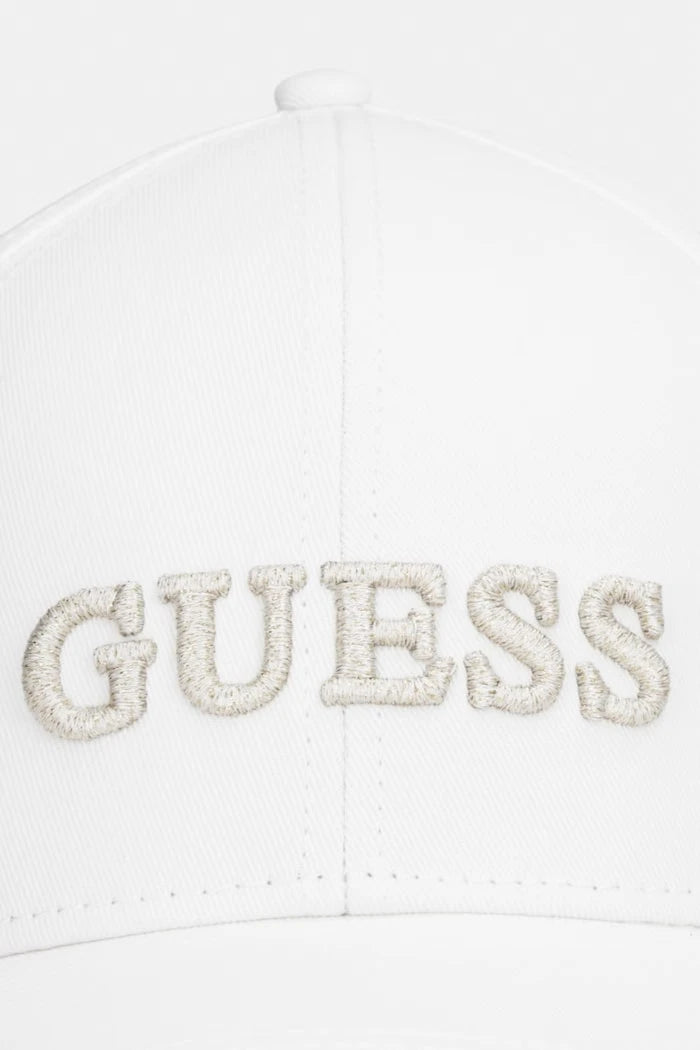 Памучна шапка с козирка Guess