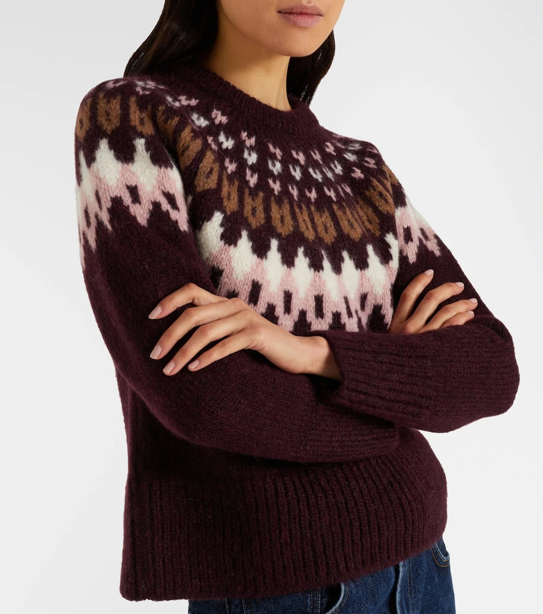 Veronica Beard - Anne Fair Isle wool-blend sweater