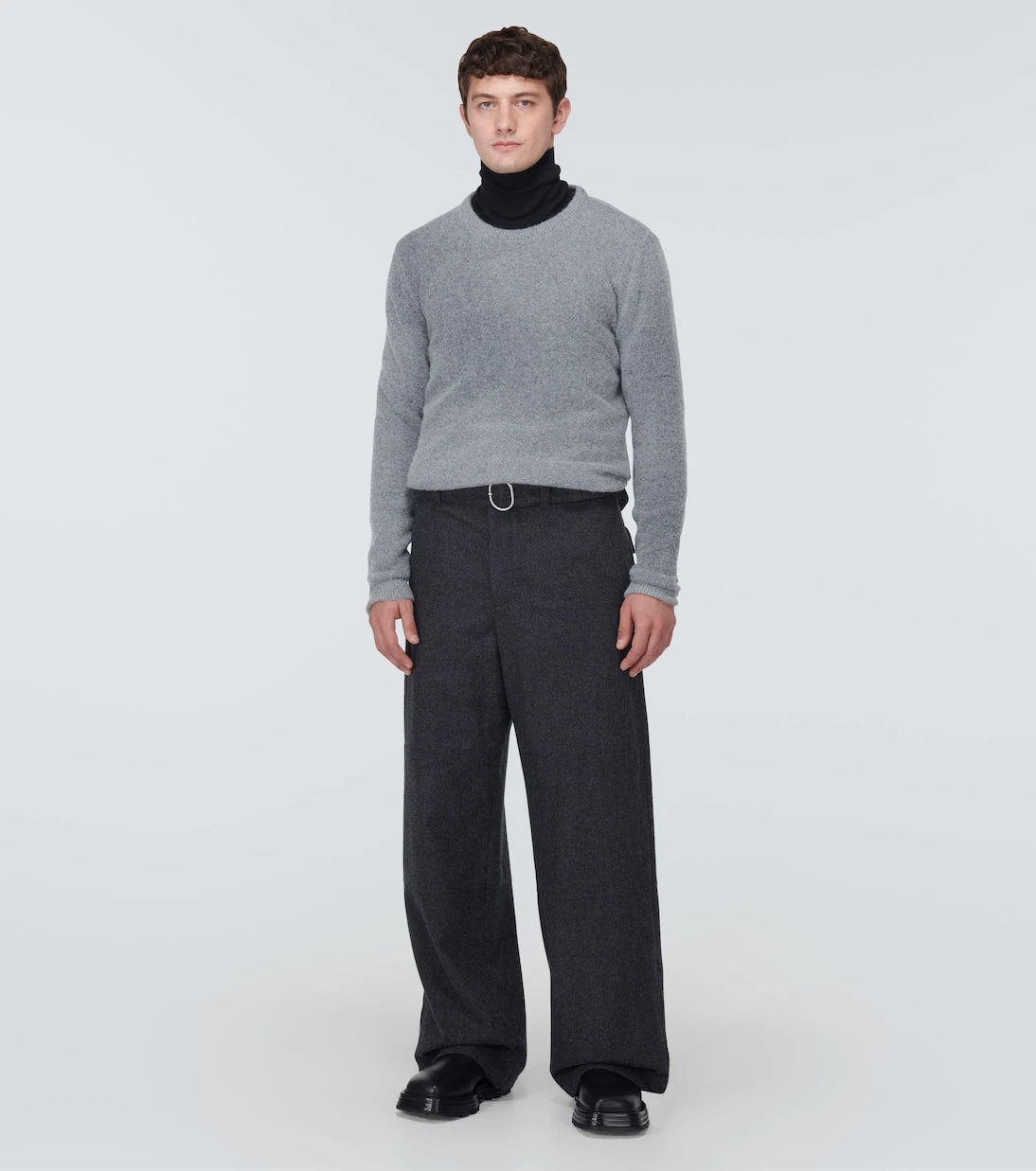 Jil Sander - Virgin wool wide-leg pants