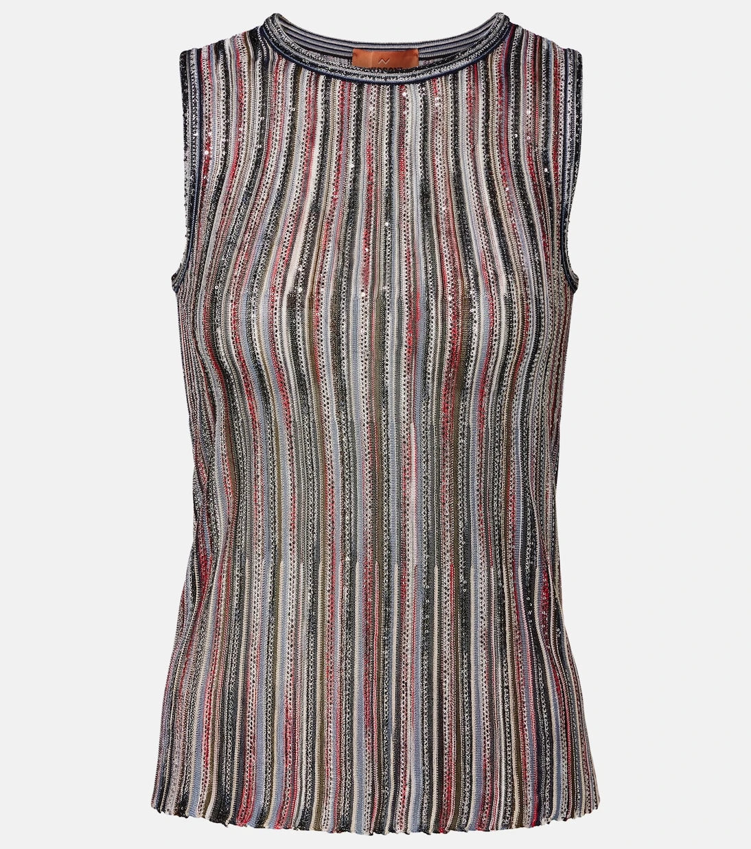 Missoni - توب لاميه مخطط بترتر