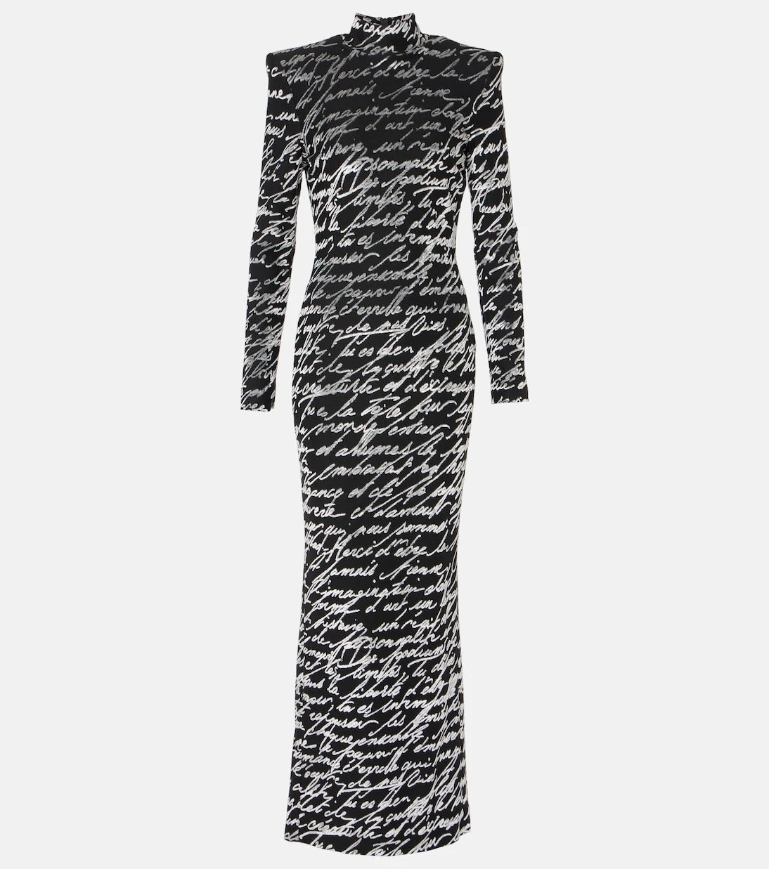 فستان جاكار "رسالة حب" من Balmain