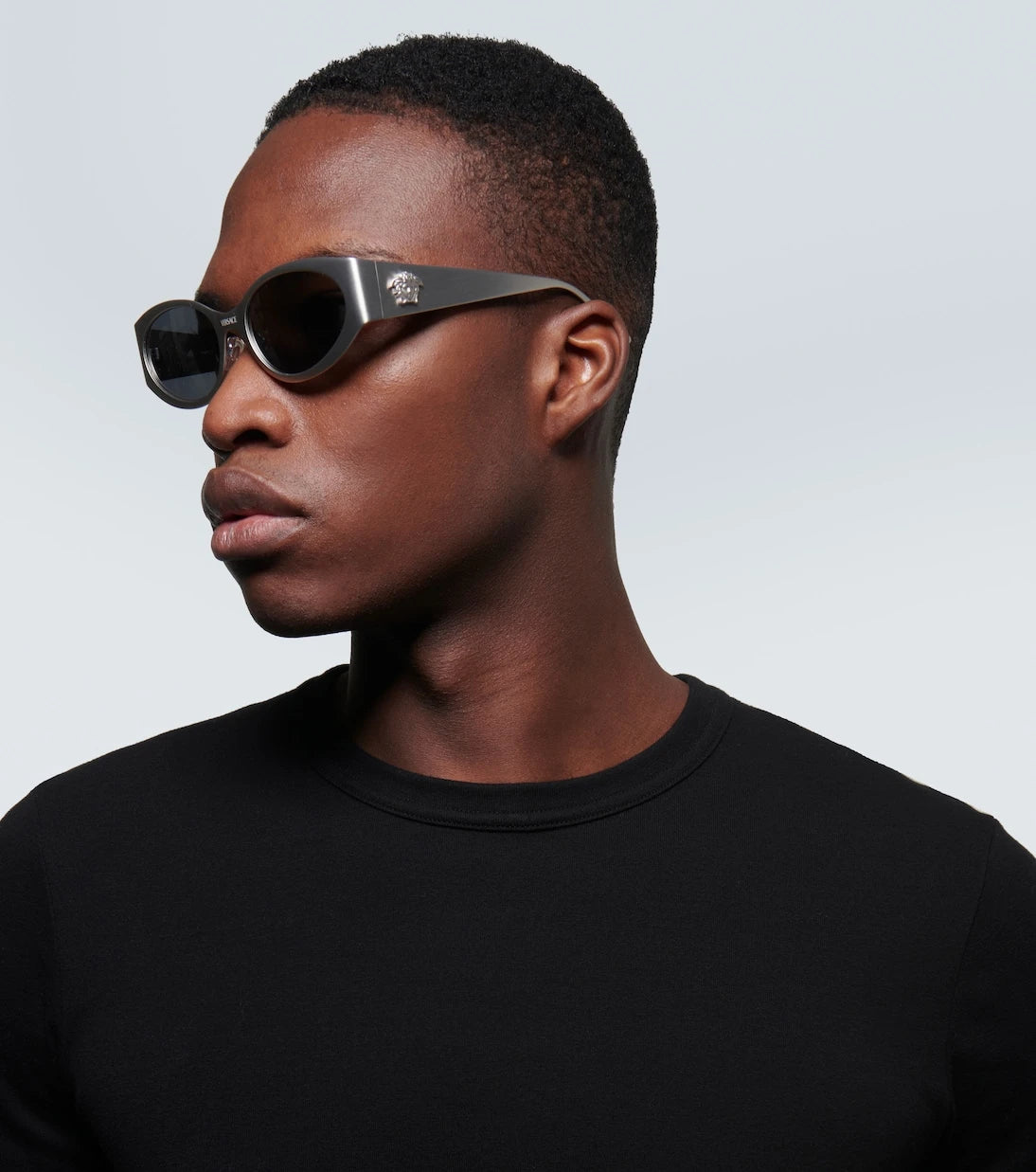 Versace - Medusa oval sunglasses