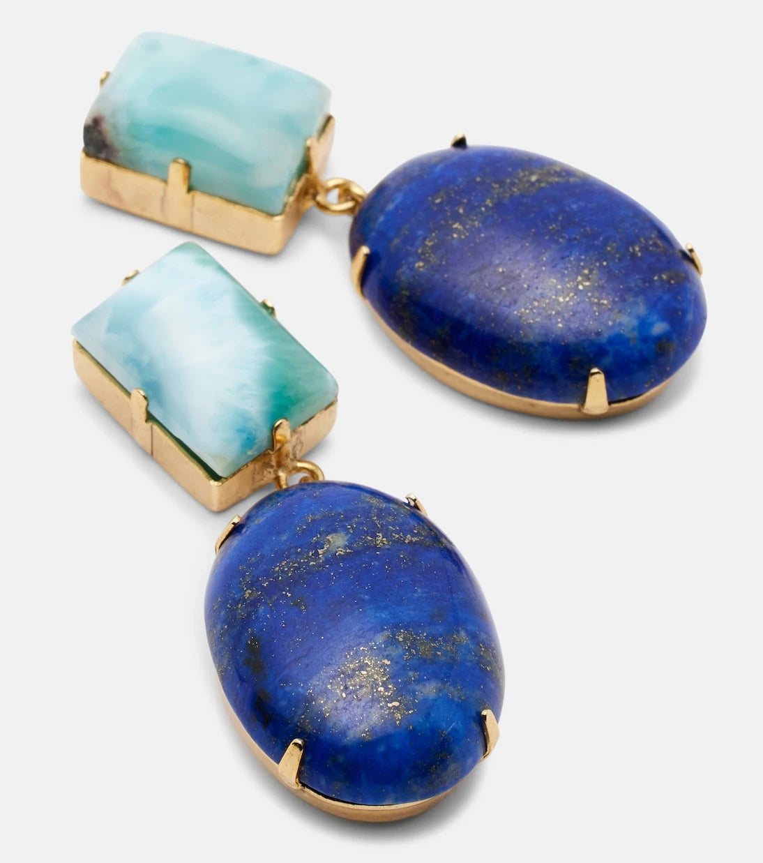 Jennifer Behr - Xiomara gold-plated drop earrings