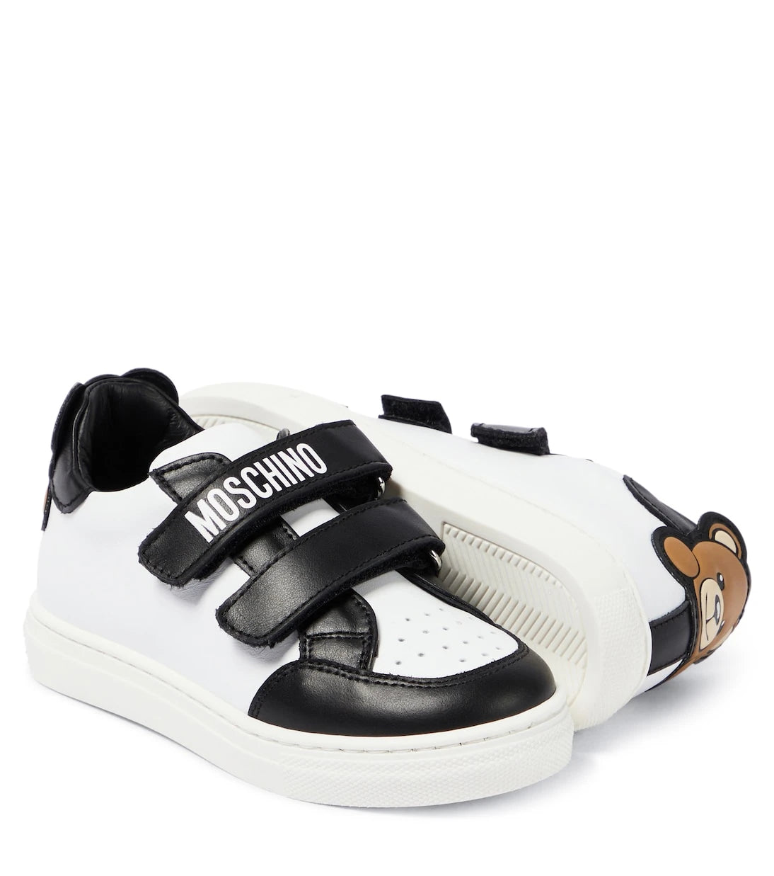 Moschino Kids - Teddy Bear leather sneakers