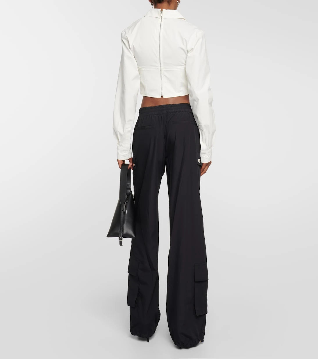 Dion Lee - توب كورسيه من مزيج القطن