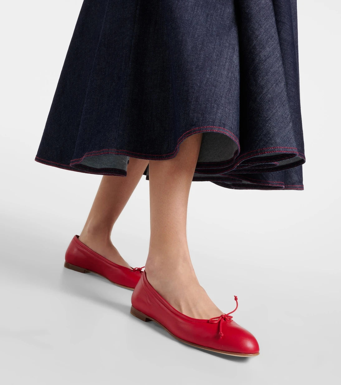 Manolo Blahnik - Veralli Verona leather ballet flats