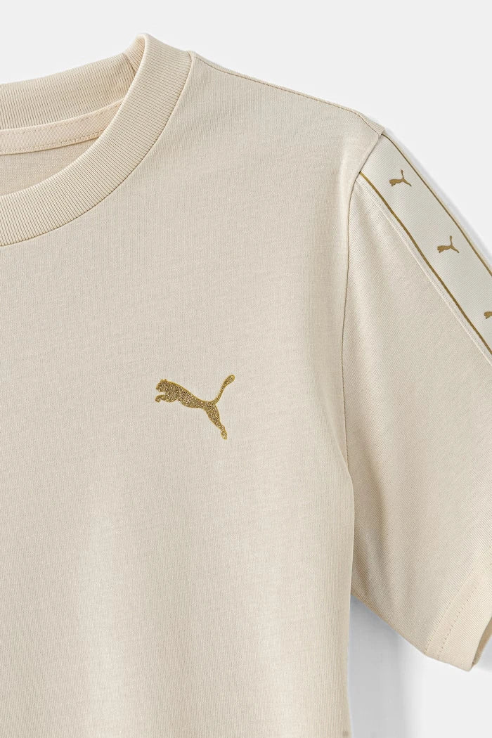 Puma Çocuklar için Pamuklu ESS TAPE Tee