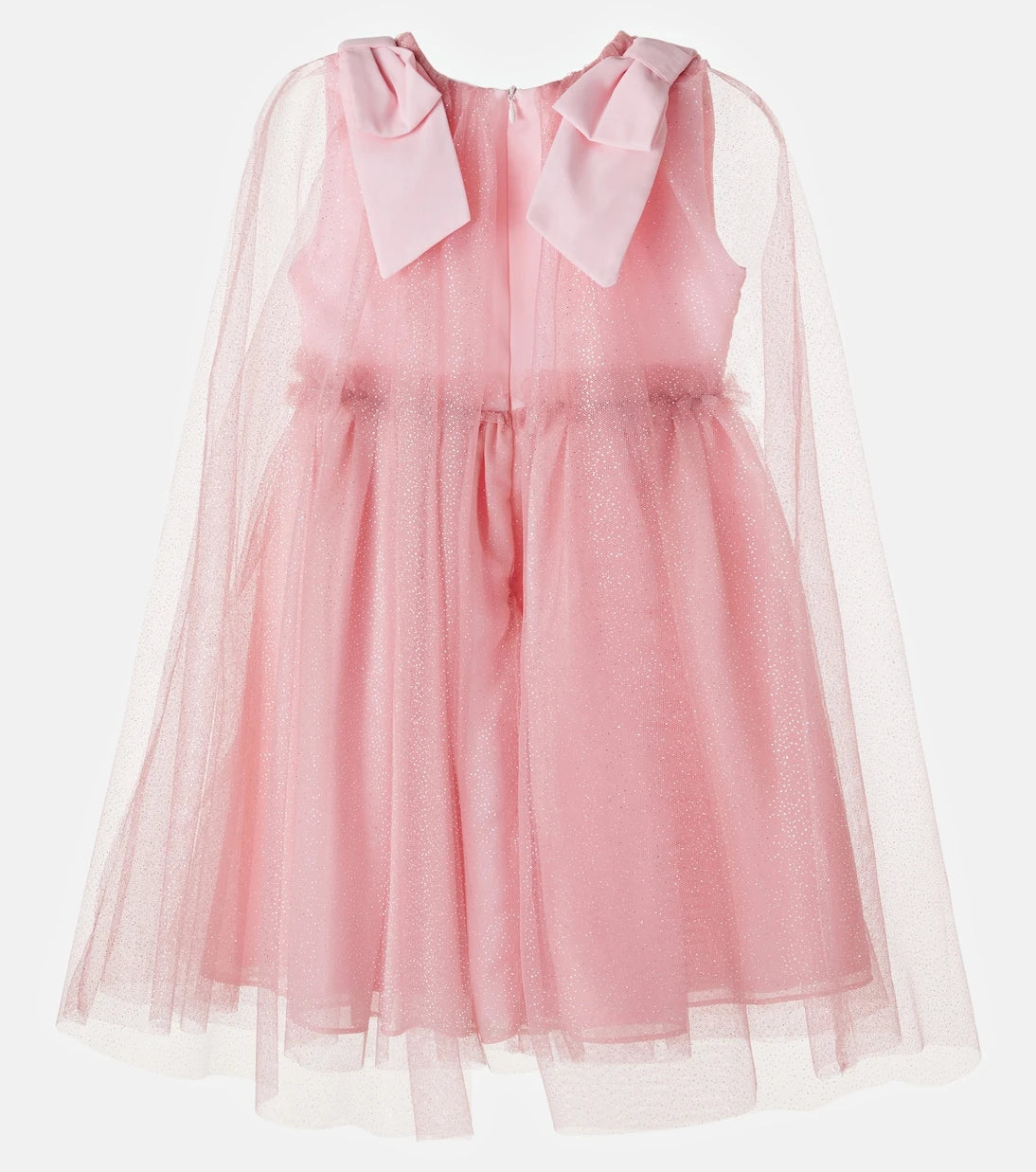 Patachou - Bow-detail tulle dress