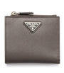 Saffiano Leather Triangle Wallet
