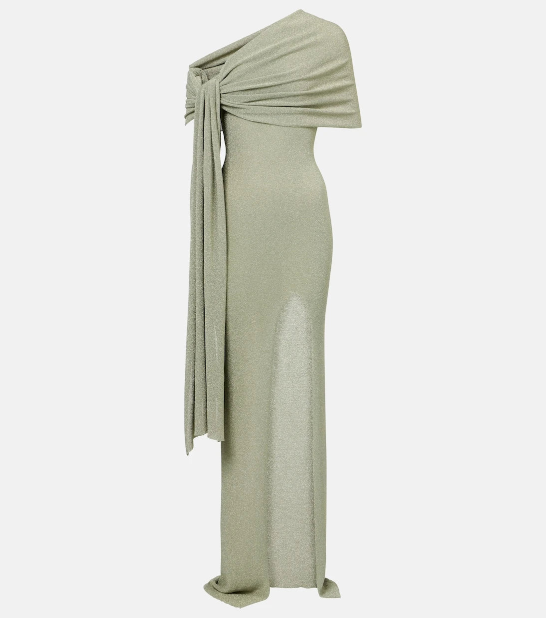 Aya Muse - Draped one-shoulder maxi dress