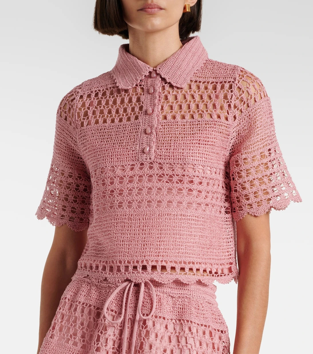 Zimmermann - Wanderlust crochet cotton-blend top