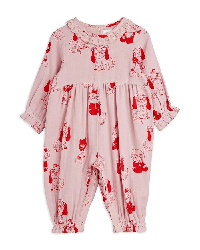 Mini Rodini bebekler için pamuklu çocuk tulumu Minibabies