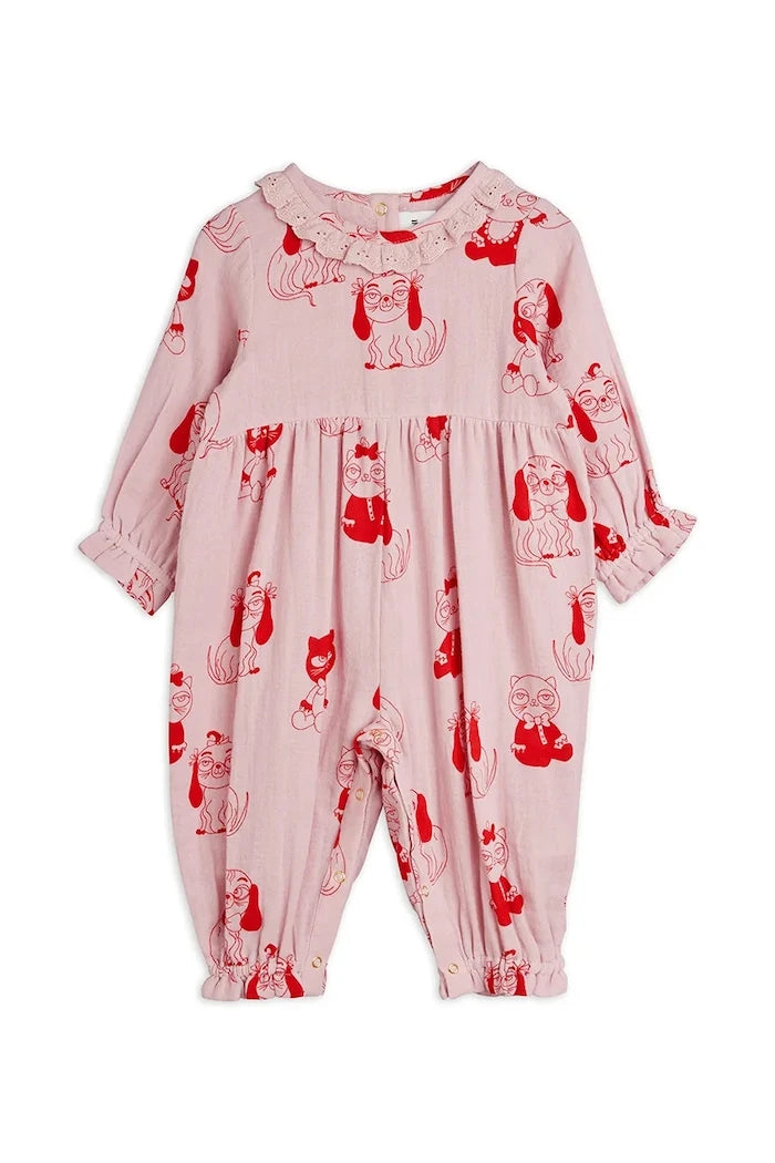 Mini Rodini bebekler için pamuklu çocuk tulumu Minibabies