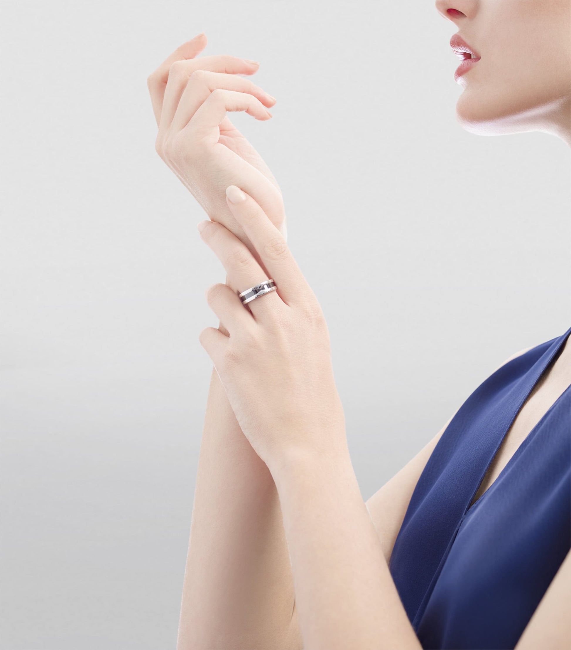 Bvlgari x Save the Children Sterling Silver B.zero1 Ring