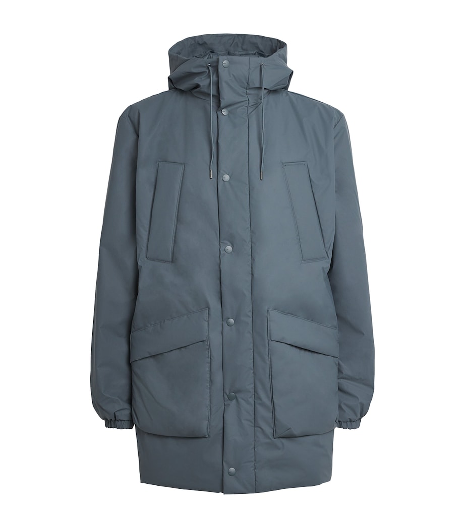 Rains Grey Waterproof Lohja Cargo Jacket