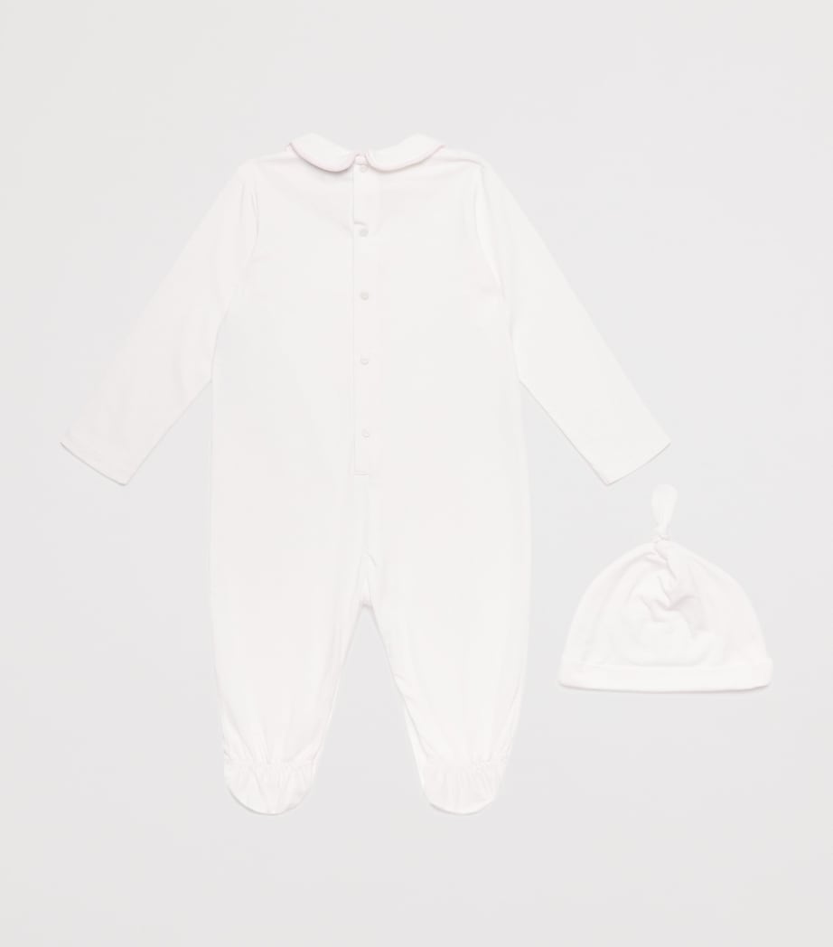 Emporio Armani Kids Cotton All-In-One and Hat Set (3-12 Months)