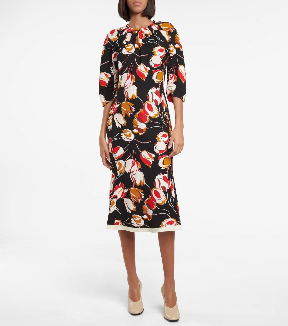 Marni - Floral-printed dress