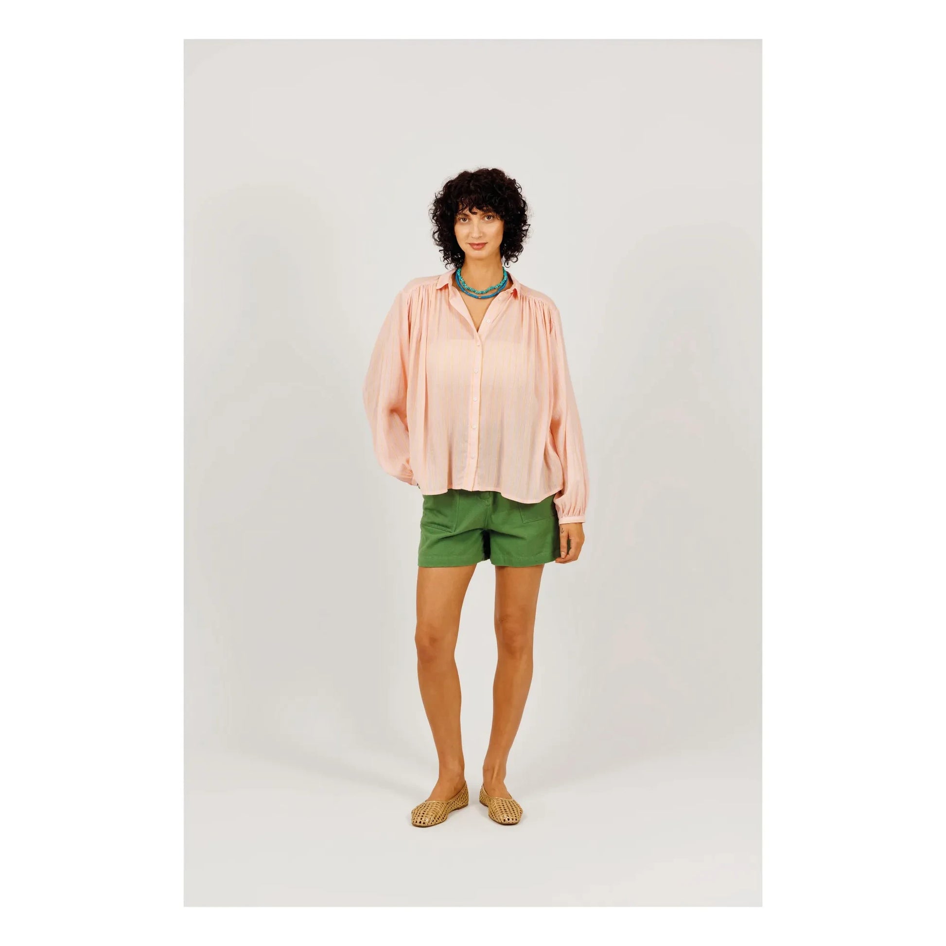 a.p - Cotton shorts | Khaki