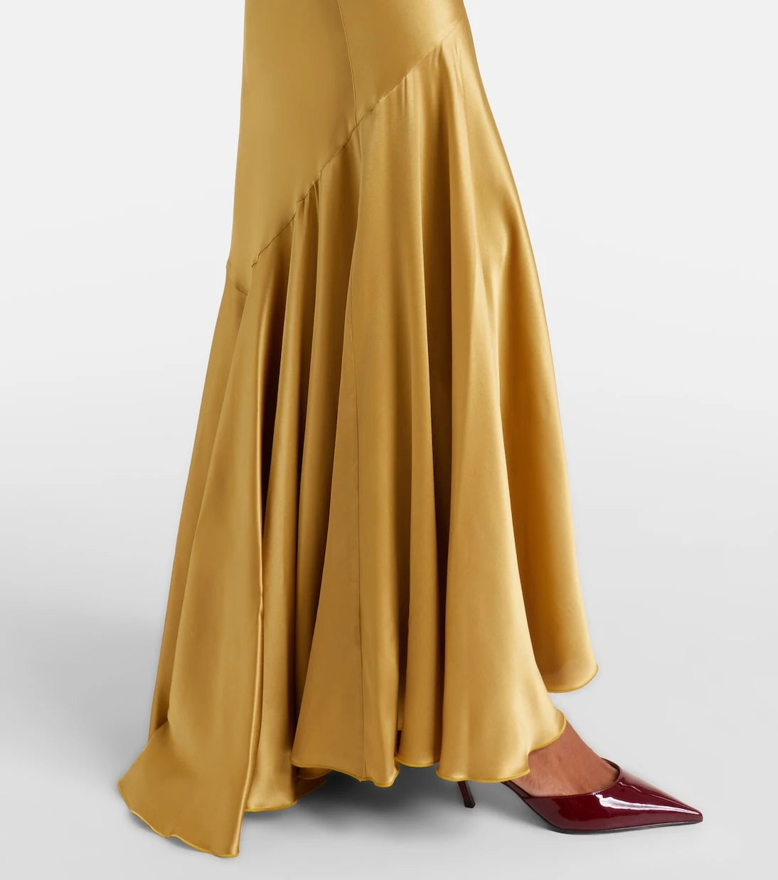 Nina Ricci - Open-back satin gown