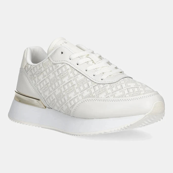 Кожени маратонки Tommy Hilfiger CHIC MONOGRAM RUNNER