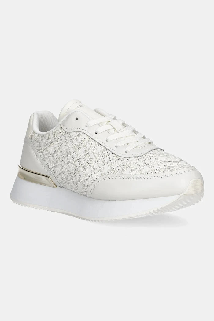 Tommy Hilfiger CHIC MONOGRAM RUNNER Deri Sneakers