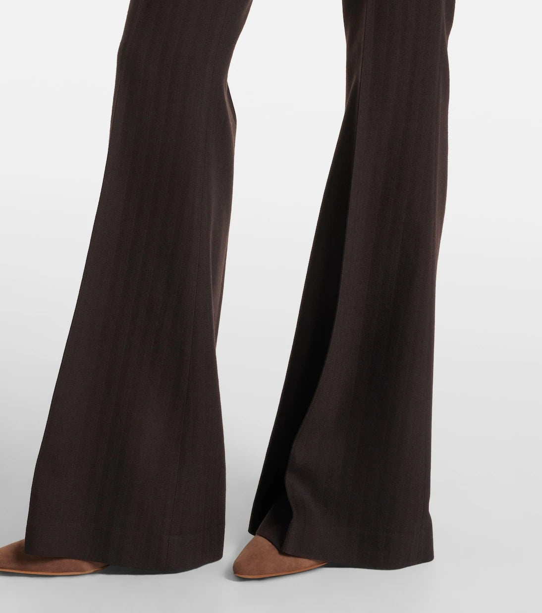 Gabriela Hearst - Rhein high-rise wool flared pants