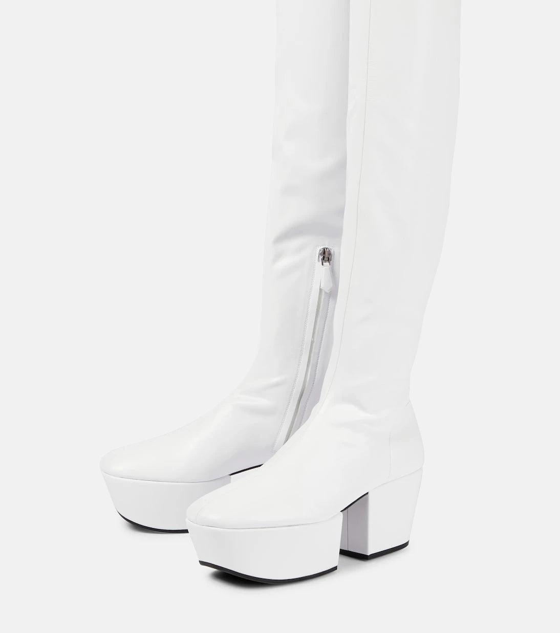 Prada - Platform over-the-knee boots