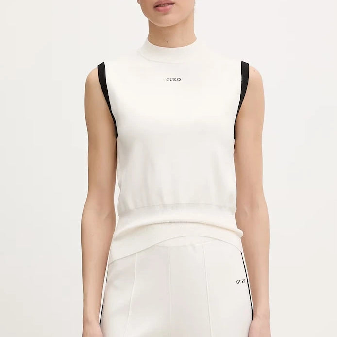 Guess топ дамски от вискоза LAURENE