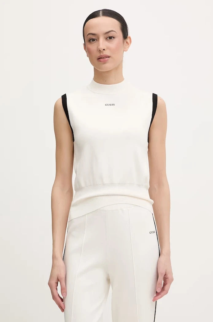 Guess топ дамски от вискоза LAURENE