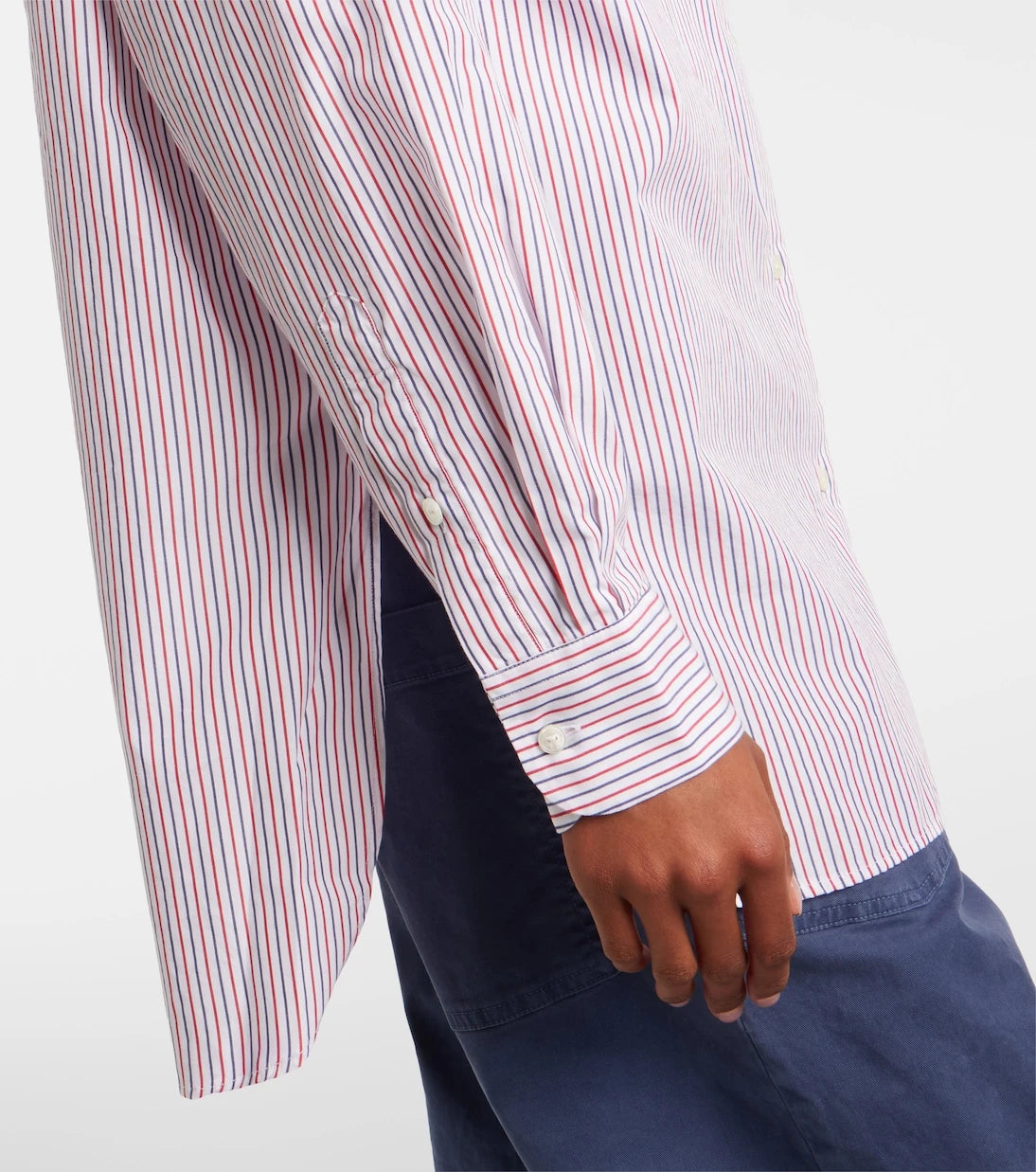 Nili Lotan - Yorke striped cotton shirt