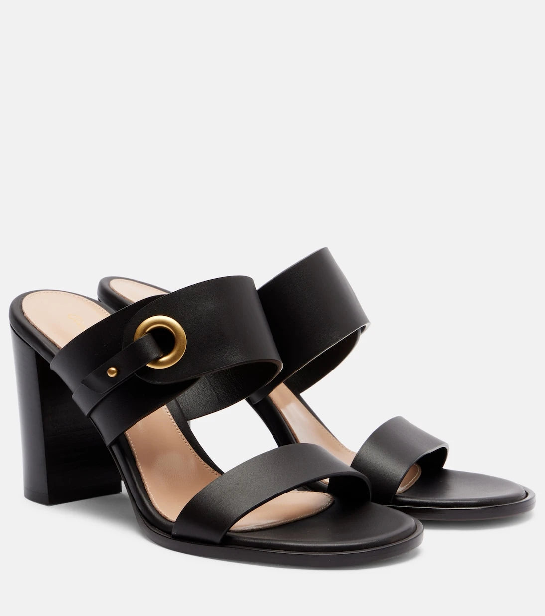 Gianvito Rossi - 85 leather mules
