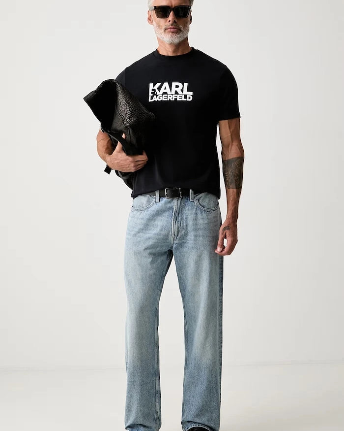 Karl Lagerfeld erkek pamuk elastan tişört