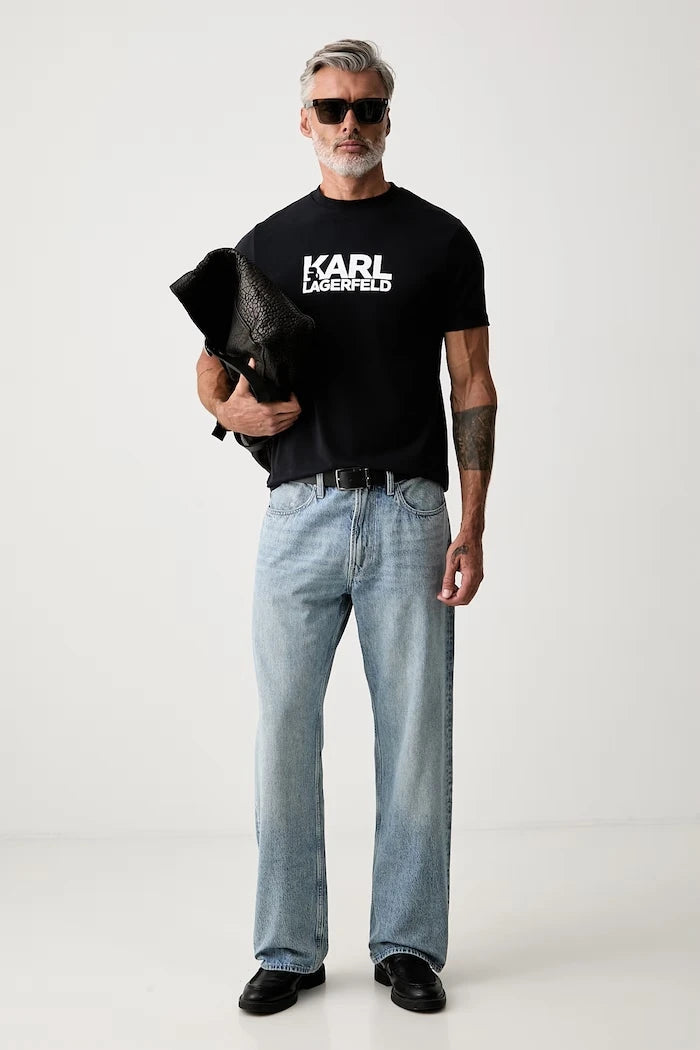 Karl Lagerfeld erkek pamuk elastan tişört