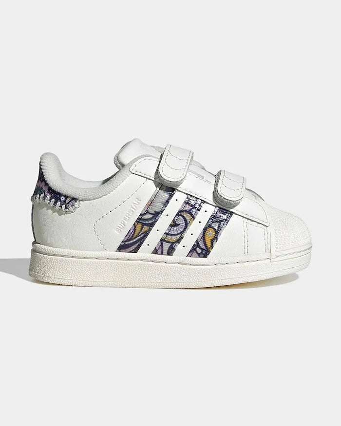 adidas Originals LIBERTY LONDON SUPERSTAR II маратонки за деца от кожа