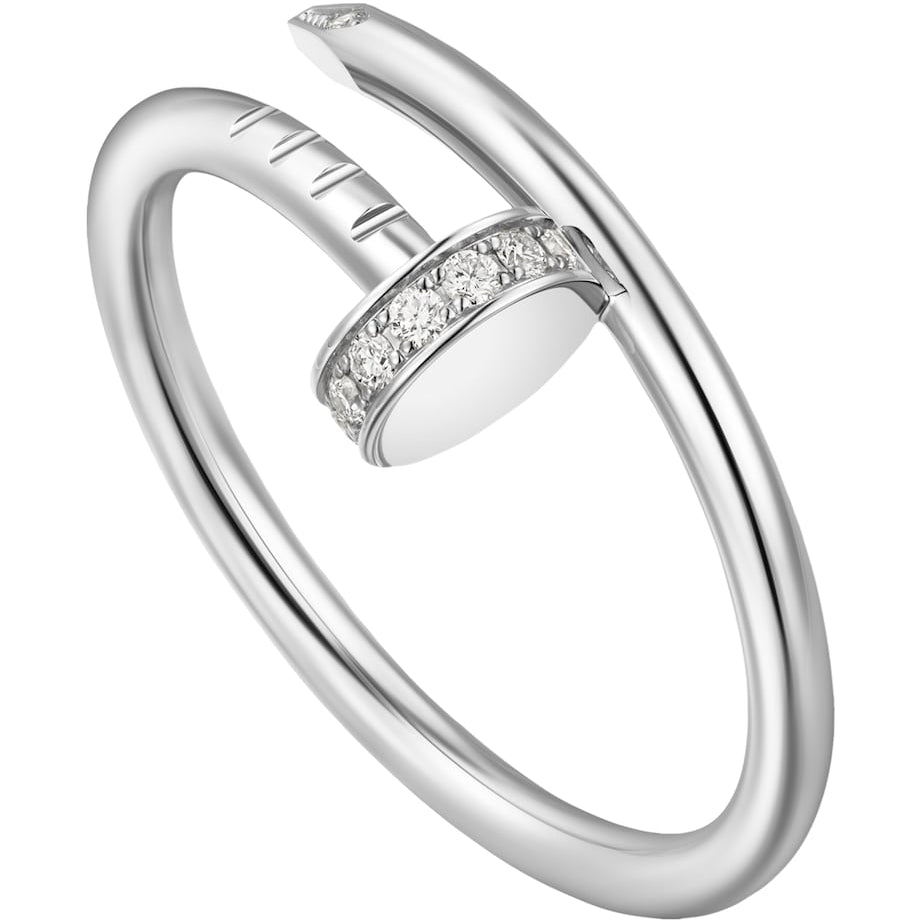 Cartier White Gold and Diamond Juste Un Clou Ring