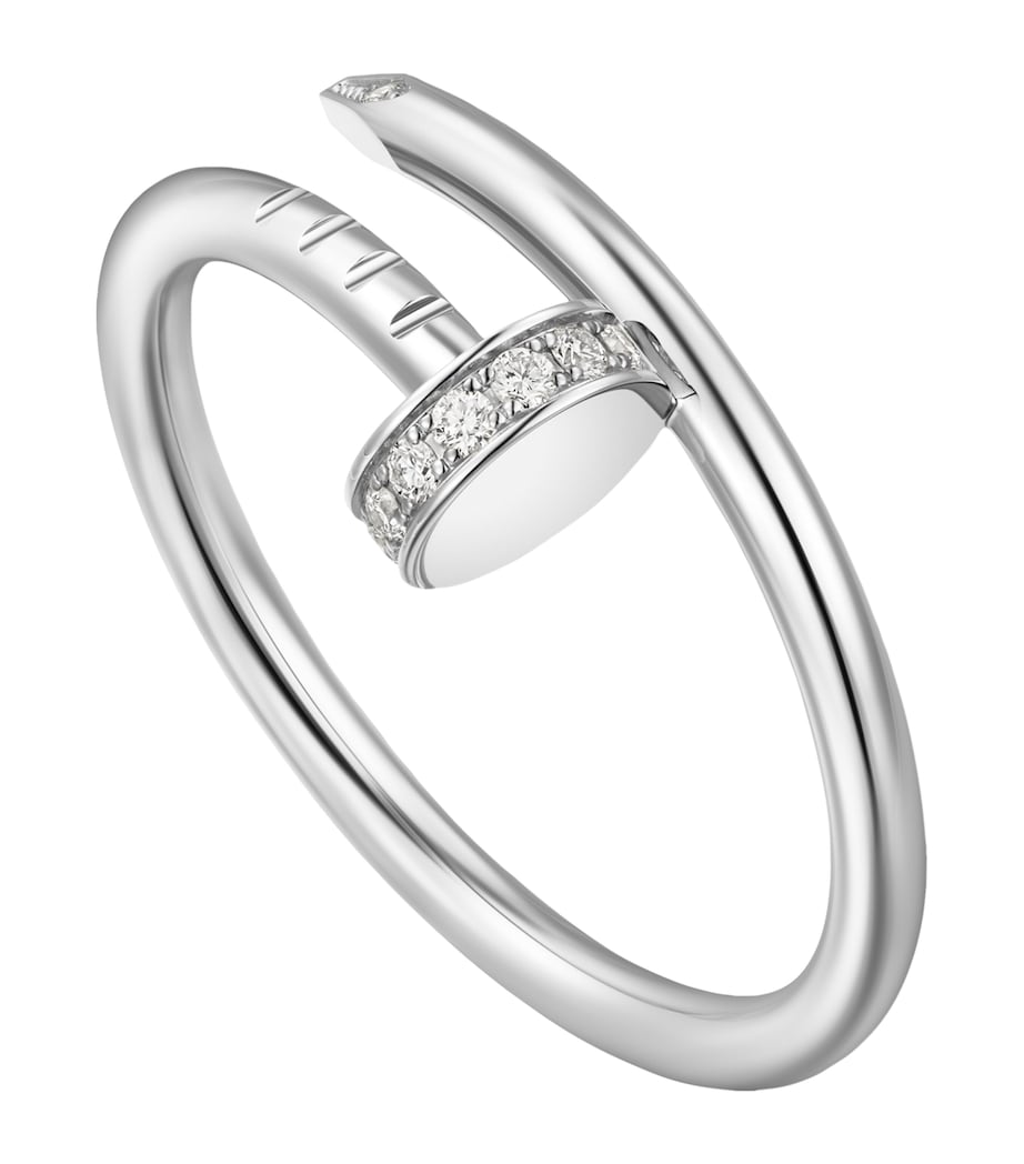 Cartier White Gold and Diamond Juste Un Clou Ring